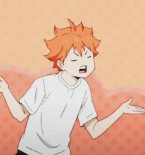 🤷‍♂ emoji Hinata Telegram sticker 13 of 38