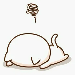Sticker from 、cute mochi cat @JENNIEUKKIM