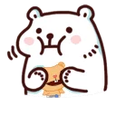 🍽 emoji 吃餅 Telegram sticker 22 of 53