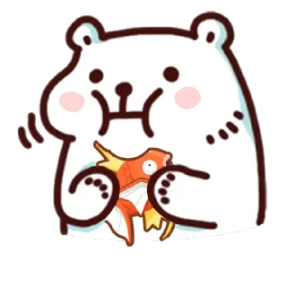 🐠 emoji 吃餅 Telegram sticker 21 of 53