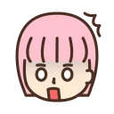 😱 emoji 粉紅台北 Telegram sticker 7 of 96