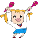 💃 emoji PopTeamEpic AC部 Telegram sticker 17 of 29