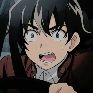 🖤 emoji 未来日記 | Mirai Nikki Telegram sticker 8 of 18