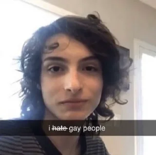 💋 emoji finn wolfhard @Lousser Telegram sticker 5 of 62