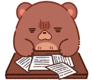 😭 emoji choco bear | @cutestickers4you Telegram sticker 16 of 20