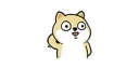 😦 emoji WeChat Fat Doge Telegram sticker 22 of 94