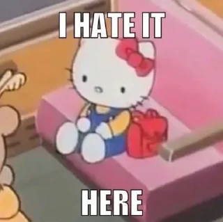😕 emoji keiko is going insane Telegram sticker 14 of 115