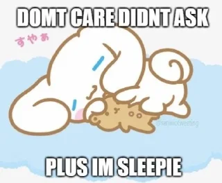 😪 emoji keiko is going insane Telegram sticker 12 of 115