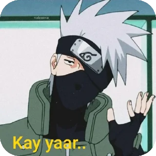 🎲 emoji Kakashi Telegram sticker 23 of 120