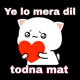 💔 emoji Cute girl Telegram sticker 5 of 24