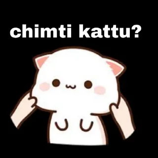 😂 emoji Cute girl Telegram sticker 19 of 24