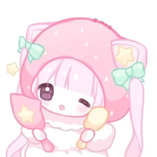 🌟 emoji Pookie Girl :: @Tomioka1314 Telegram sticker 13 of 30