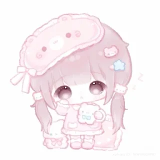 🌟 emoji Pookie Girl :: @Tomioka1314 Telegram sticker 9 of 30