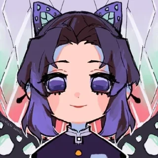 🙂 emoji Shinobu Telegram sticker 15 of 39