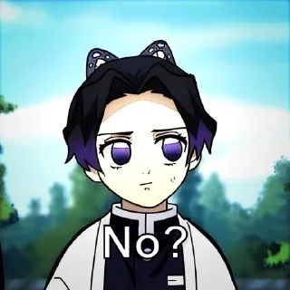 😒 emoji Shinobu Telegram sticker 6 of 39