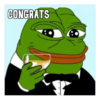 🥂 emoji Clown World Pepe stickers Telegram sticker 9 of 21