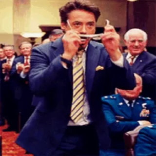 Sticker from Robert Downey'sVidPack