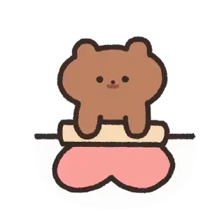 Sticker from @ikmut: Choco Bear. ♡