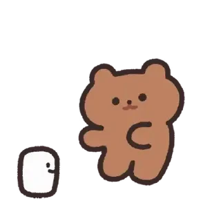 🧸 emoji @ikmut: Choco Bear. ♡ Telegram sticker 14 of 19
