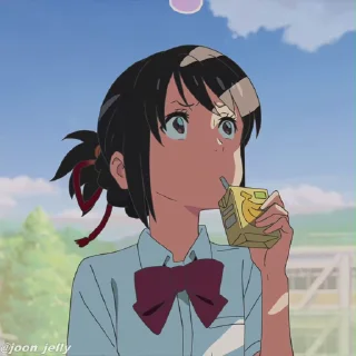 🌠 emoji 🌠 Your Name 🌠 @Anime_Sticker_noob Telegram sticker 8 of 47