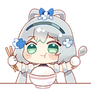 🍚 emoji 洛天依十周年 Telegram sticker 5 of 25