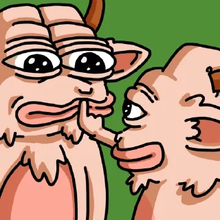 🤫 emoji GOAT Telegram sticker 13 of 40