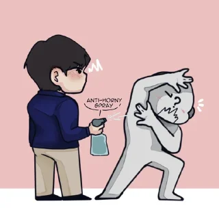 🔫 emoji Lookism Chibi Telegram sticker 19 of 71