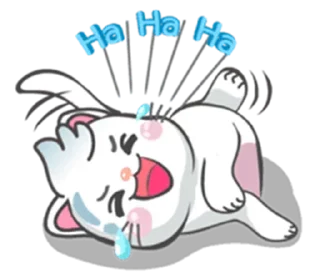 ❤️ emoji tiny white kitten @sugarcunt Telegram sticker 18 of 40