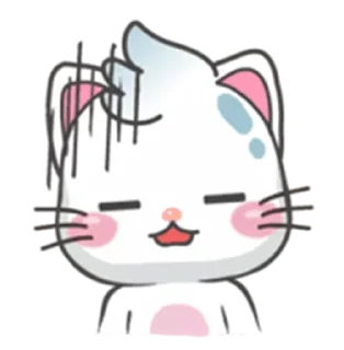 🤍 emoji tiny white kitten @sugarcunt Telegram sticker 7 of 40