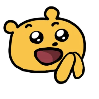 🥺 emoji 搞笑小Pooh Telegram sticker 6 of 90