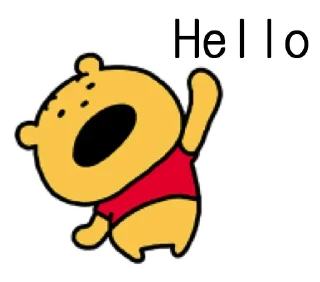 👋 emoji 搞笑小Pooh Telegram sticker 23 of 90