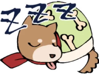 💤 emoji 胖狗小路 Telegram sticker 6 of 95