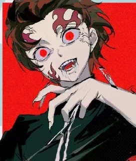 🀄️ emoji ­ Tanjiro Telegram sticker 15 of 25