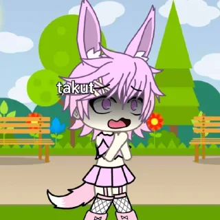 Sticker from gacha cute