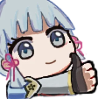 👍 emoji Kamisato Ayaka Telegram sticker 10 of 40