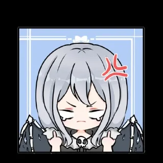 😢 emoji 魔骨的表情包 Telegram sticker 24 of 32