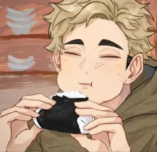🌟 emoji Atsumu pt1 @Millionaire_kambe..... Telegram sticker 21 of 31