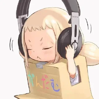🎧 emoji 江某人表情包 Telegram sticker 17 of 51