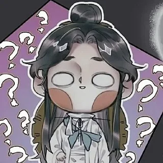 🐇 emoji 谢怜 Xie Lian • @rivailwt Telegram sticker 10 of 66