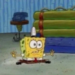 Sticker from spongebob