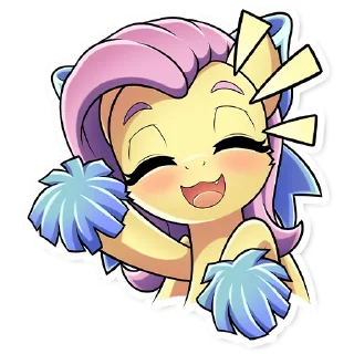 Sticker from SymbianL Fluttershy Faces