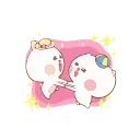 😻 emoji 🌸𝐴𝐿𝐼𝐶𝐸 X 𝐿𝑂𝑉𝐸🌸🐣✨ Telegram sticker 18 of 87