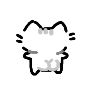 Nerd Cat sticker preview 3
