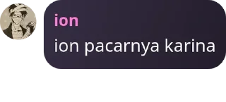 Sticker from ion pacarnya karina
