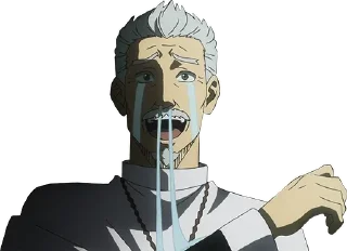 😭 emoji Black Clover // @MINATOSTICKERS Telegram sticker 19 of 118