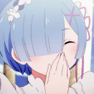 🫐 emoji Rem @Rand0msticker Telegram sticker 2 of 31