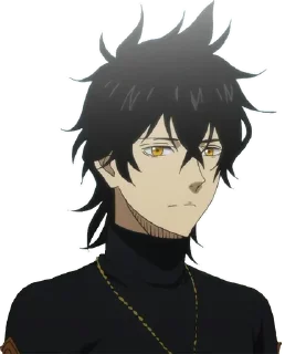 😐 emoji Black Clover // @MINATOSTICKERS Telegram sticker 14 of 118