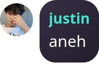 Sticker from justin