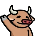 👋 emoji LIHKG Cow HD @lihkg_official Telegram sticker 6 of 34