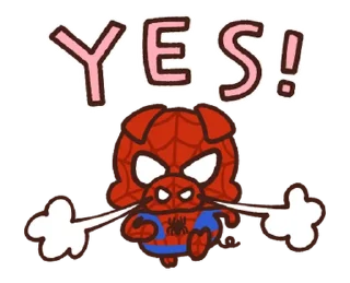 😤 emoji Marvel Chibis @AnimeLibrary_Stickers Telegram sticker 18 of 80